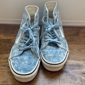 Youth Vans denim high tops